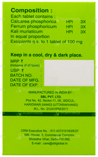 Sbl Bio Combination 10 Tablet 25Gm